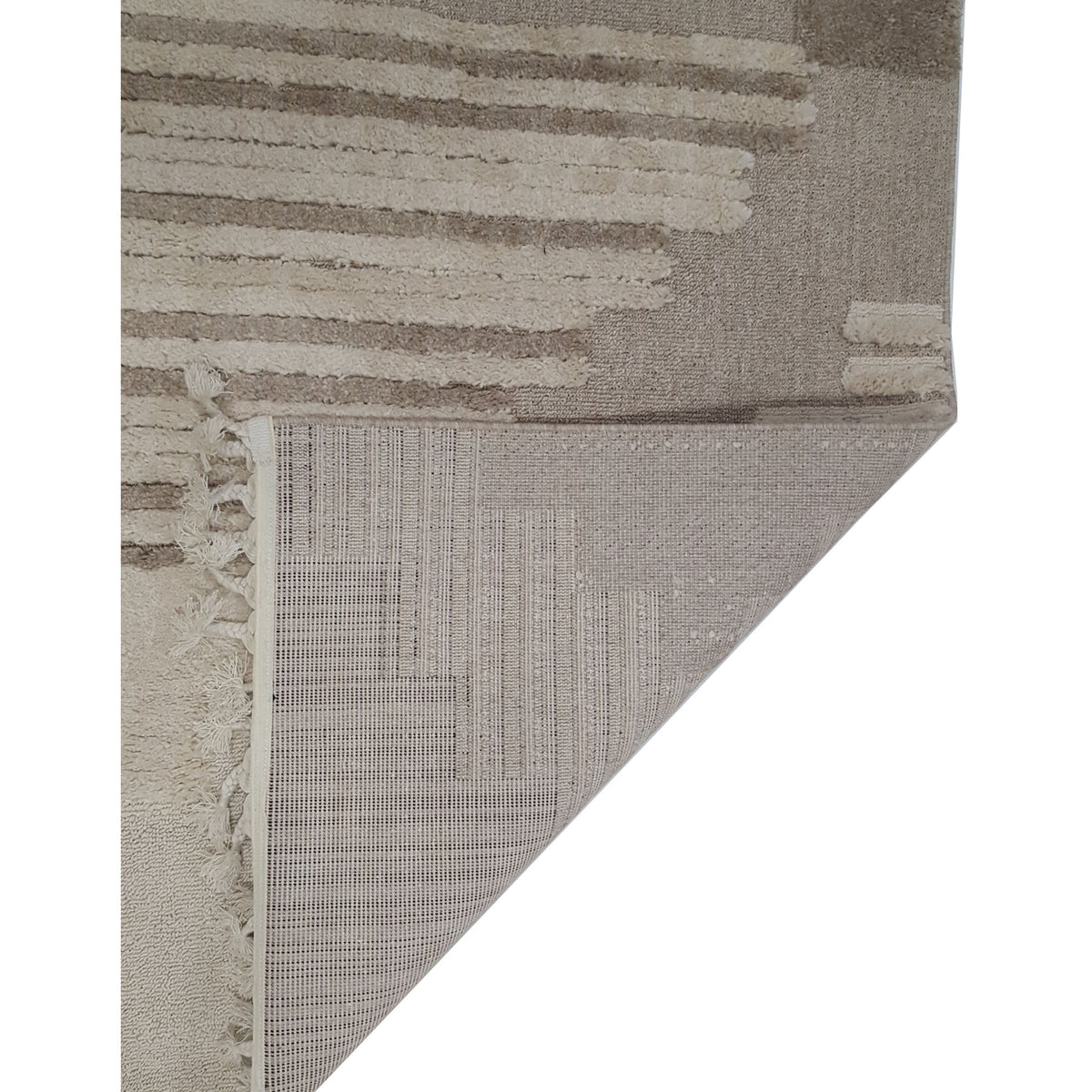 Pacific Aero 69793 Ivory Grey Modern Power Loom Rug