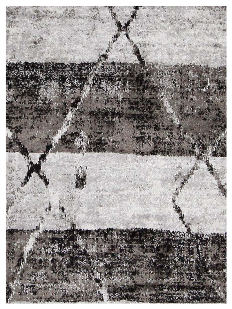 Pacific Aero 69794 Ivory Grey Modern Power Loom Rug