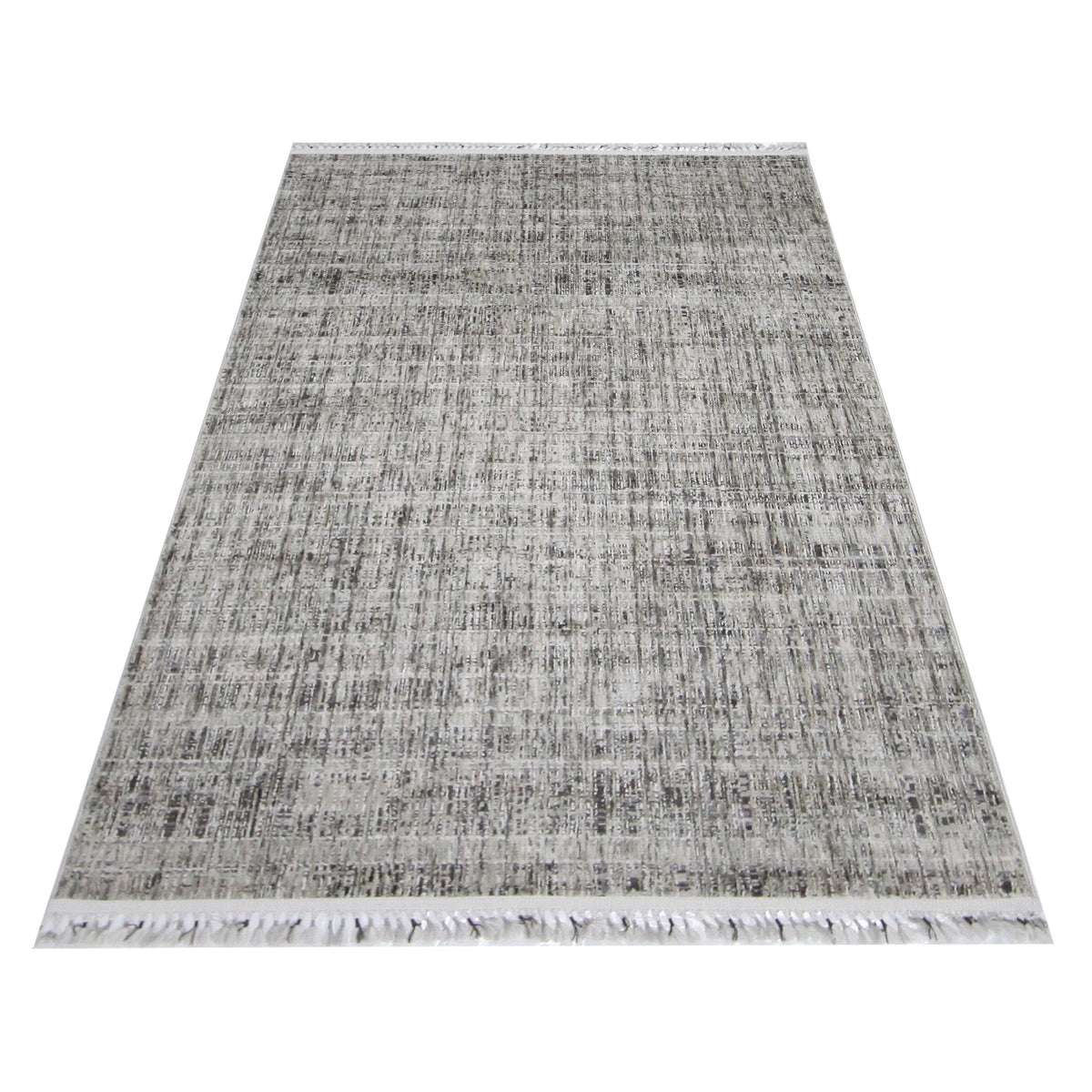 Pacific Aero 69795 Ivory Grey Modern Power Loom Rug