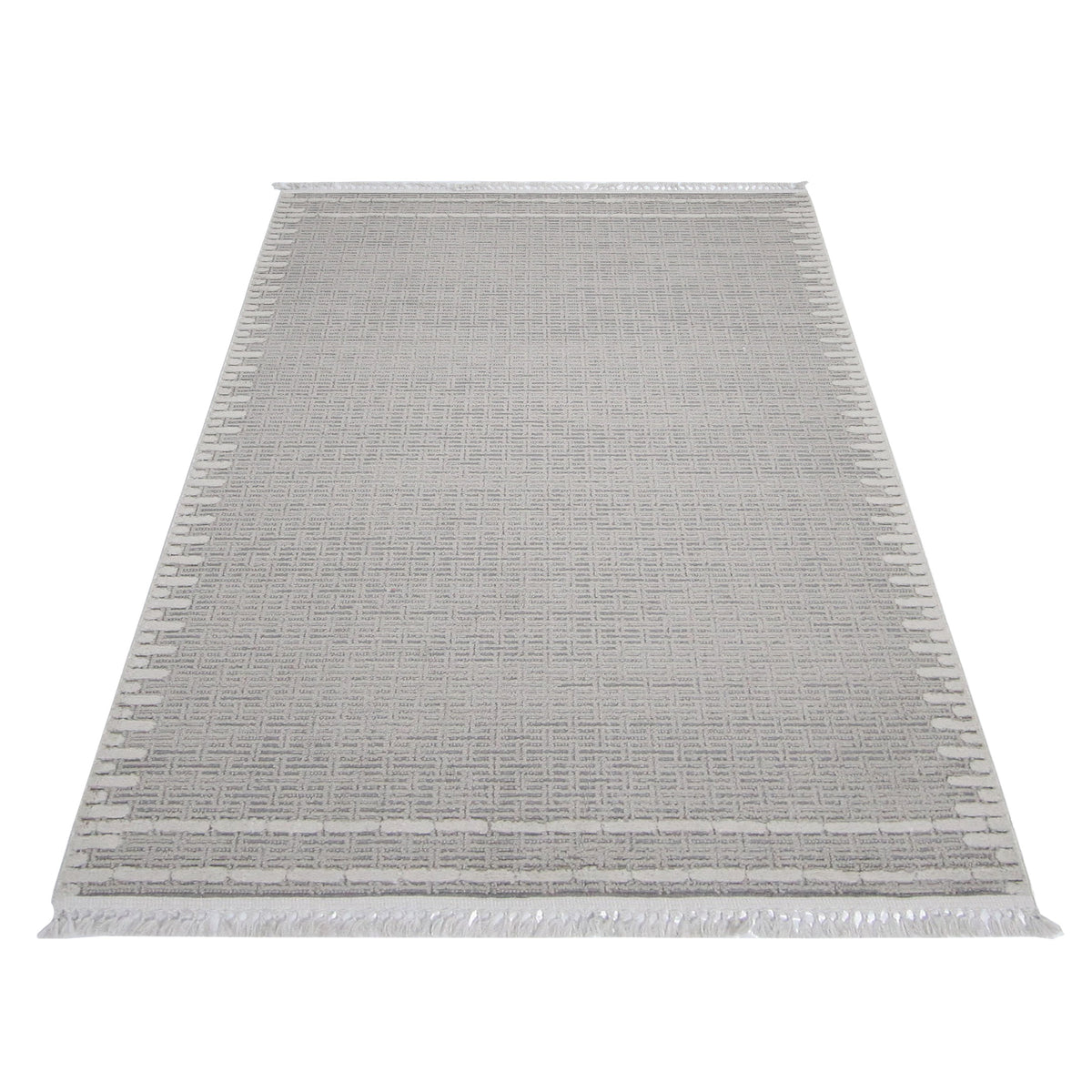Pacific Aero 69798 Ivory Ivory Modern Power Loom Rug