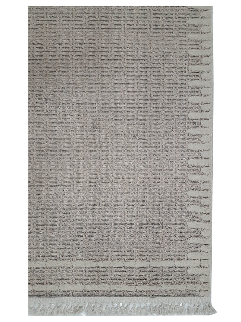 Pacific Aero 69798 Ivory Ivory Modern Power Loom Rug