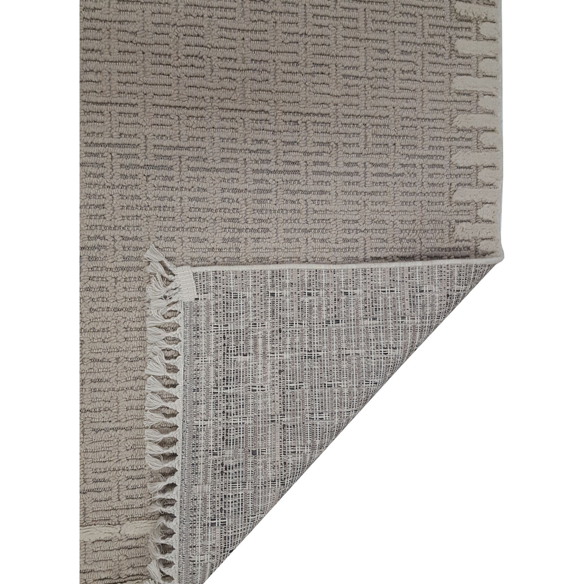 Pacific Aero 69798 Ivory Ivory Modern Power Loom Rug