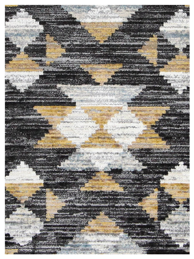 Pacific Aero 69800 Black Gold Modern Power Loom Rug