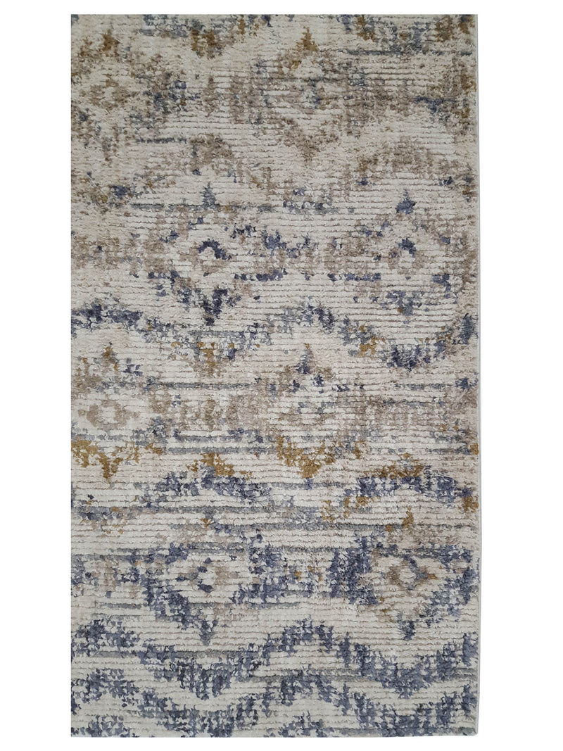 Pacific Aero 69803 Beige Multi Modern Power Loom Rug