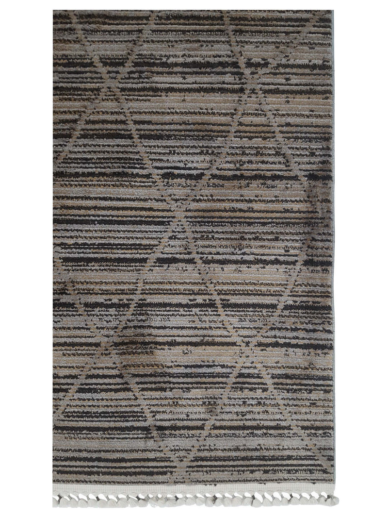 Pacific Aero 69812 Grey Beige Modern Power Loom Rug