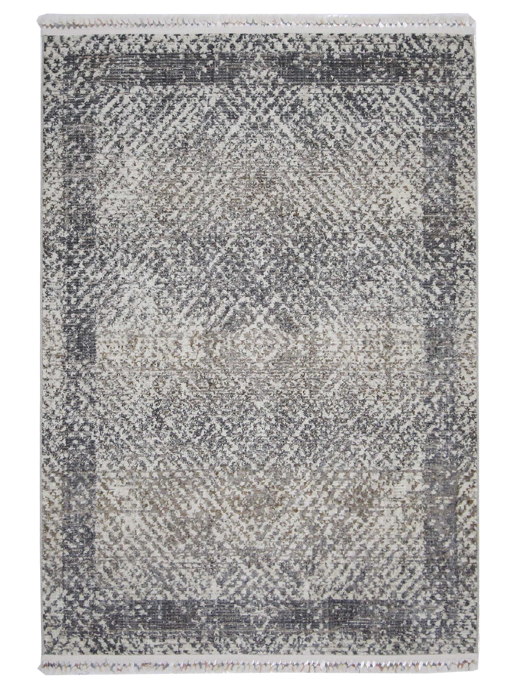 Pacific Aero 69814 Ivory Grey Modern Power Loom Rug – Pacific Rugs