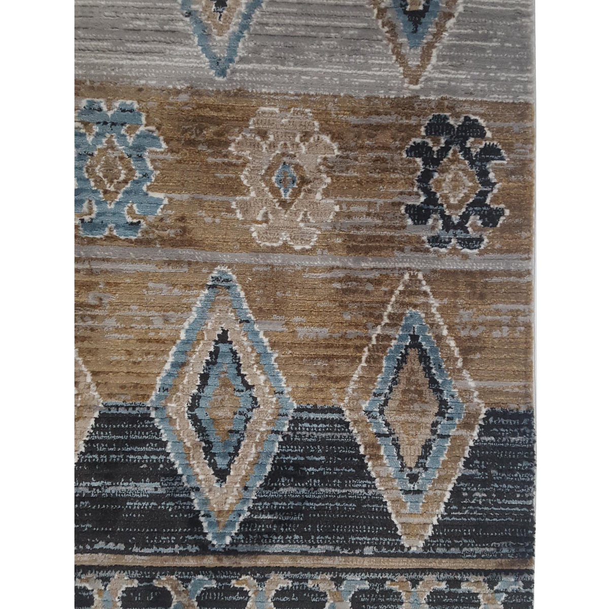 Pacific Aero 69816 Khaki Grey Modern Power Loom Rug