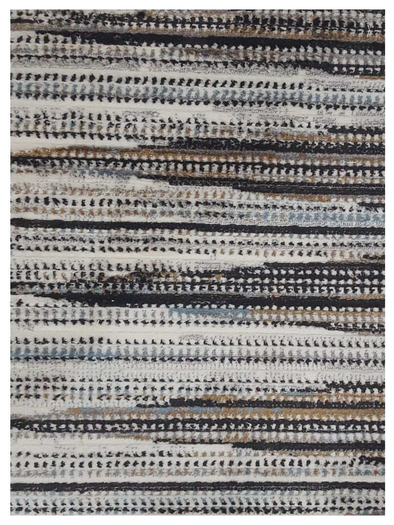 Pacific Aero 69818 Ivory Multi Modern Power Loom Rug