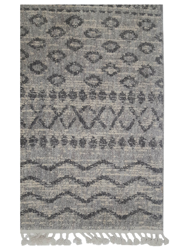 Pacific Aero 69822 Grey Ivory Modern Power Loom Rug