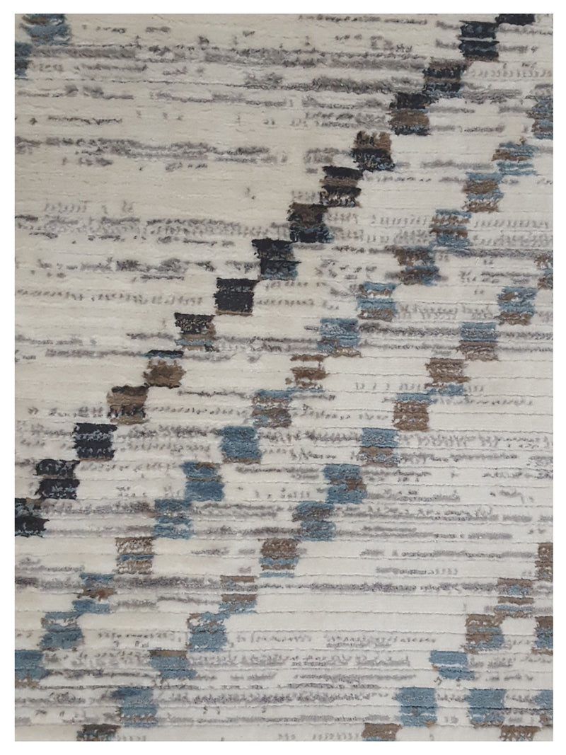 Pacific Aero 69826 Ivory Grey Modern Power Loom Rug