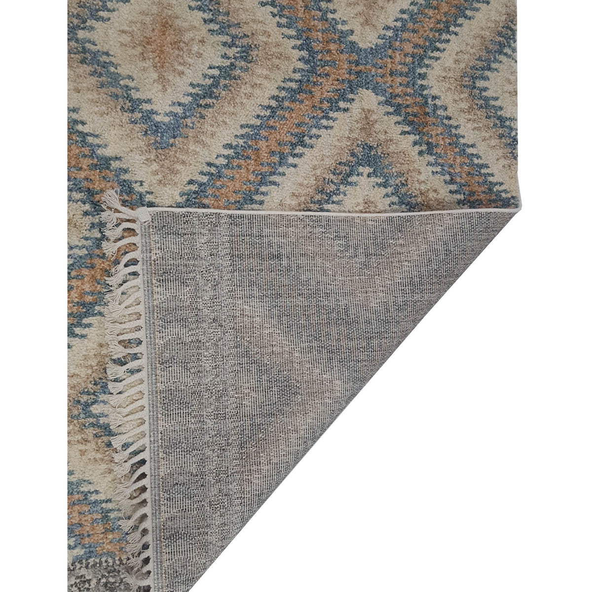Pacific Aero 69827 Beige Multi Modern Power Loom Rug