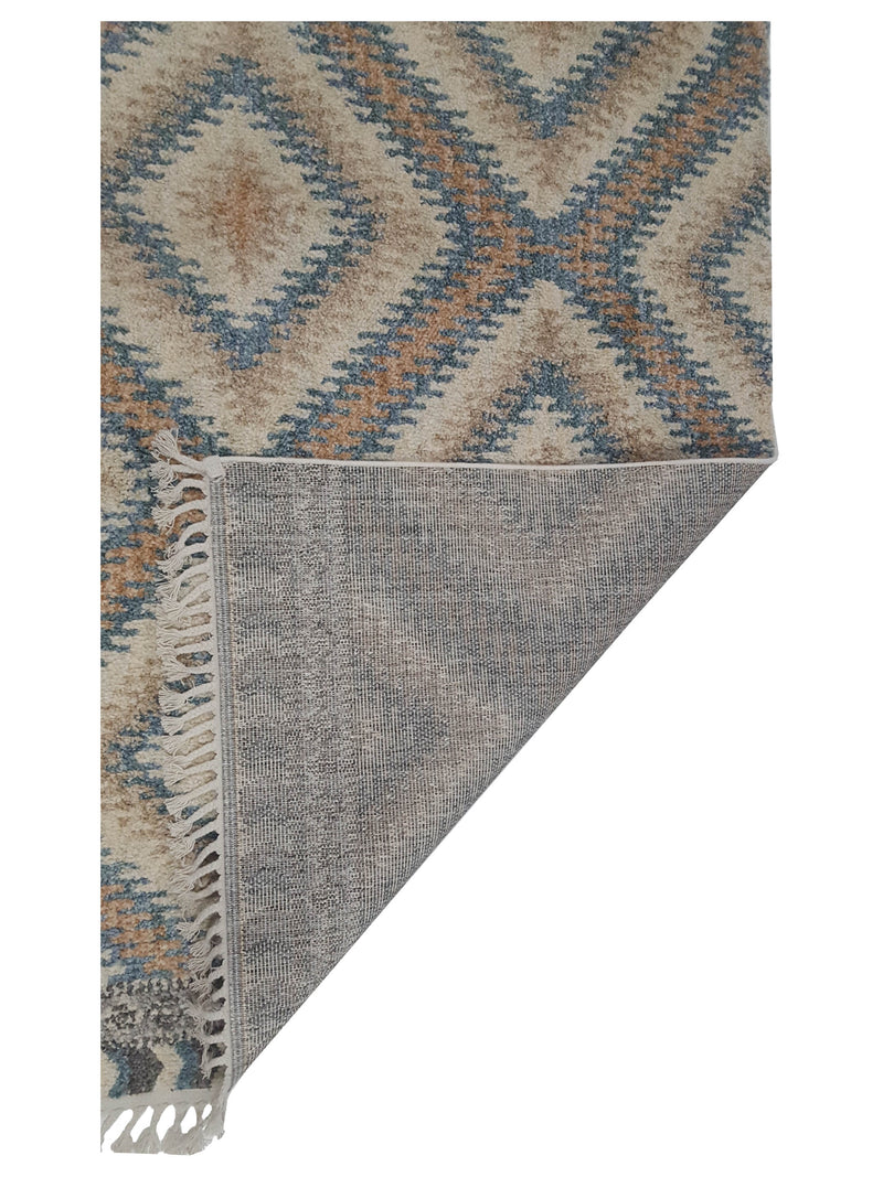 Pacific Aero 69827 Beige Multi Modern Power Loom Rug