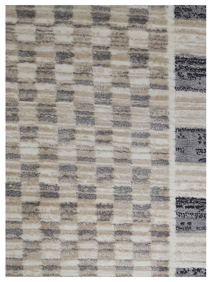 Pacific Aero 69828 Ivory Grey Modern Power Loom Rug