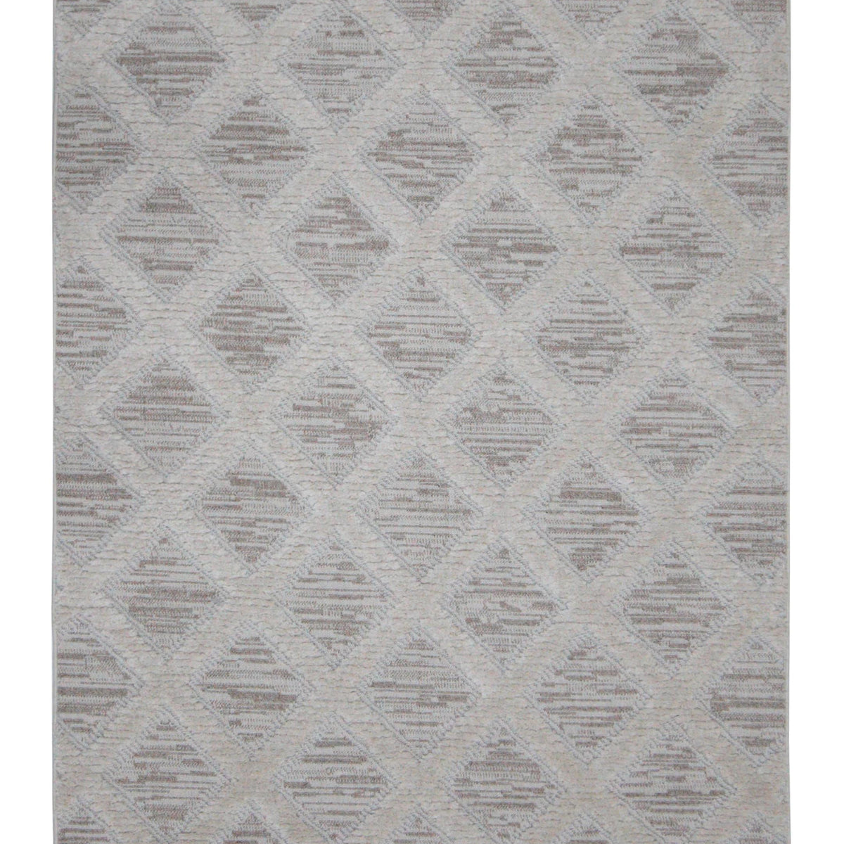 Pacific Aero 70445 Ivory Grey Modern Power Loom Rug