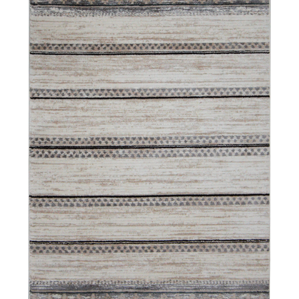 Pacific Aero 70447 Ivory Grey Modern Power Loom Rug