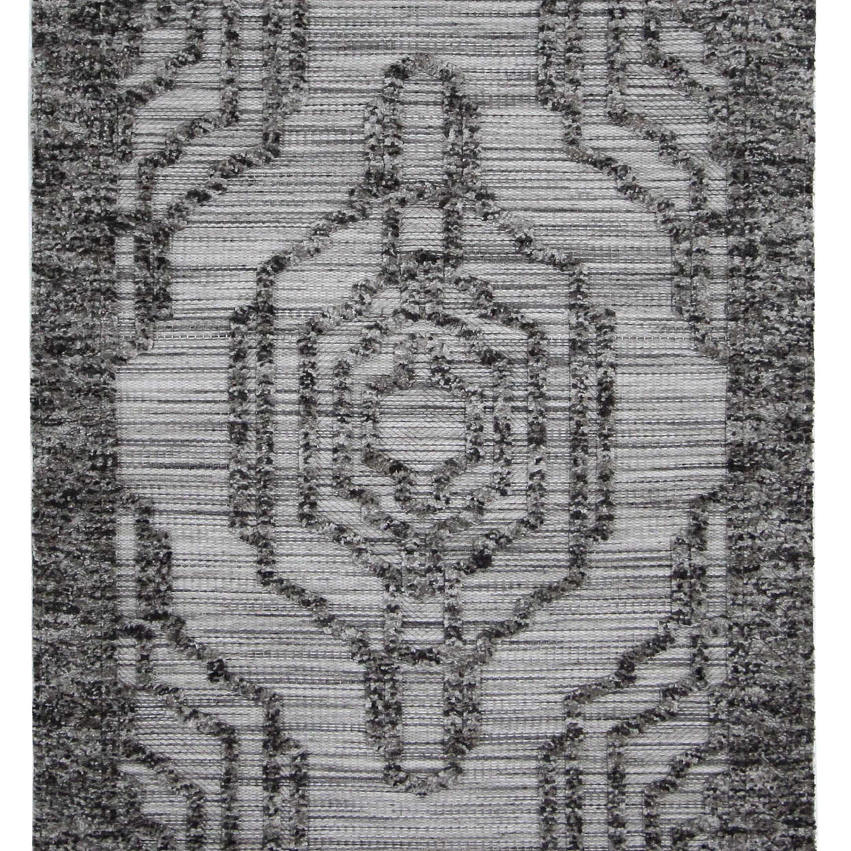 Pacific Aero 70449 Ivory Grey Modern Power Loom Rug