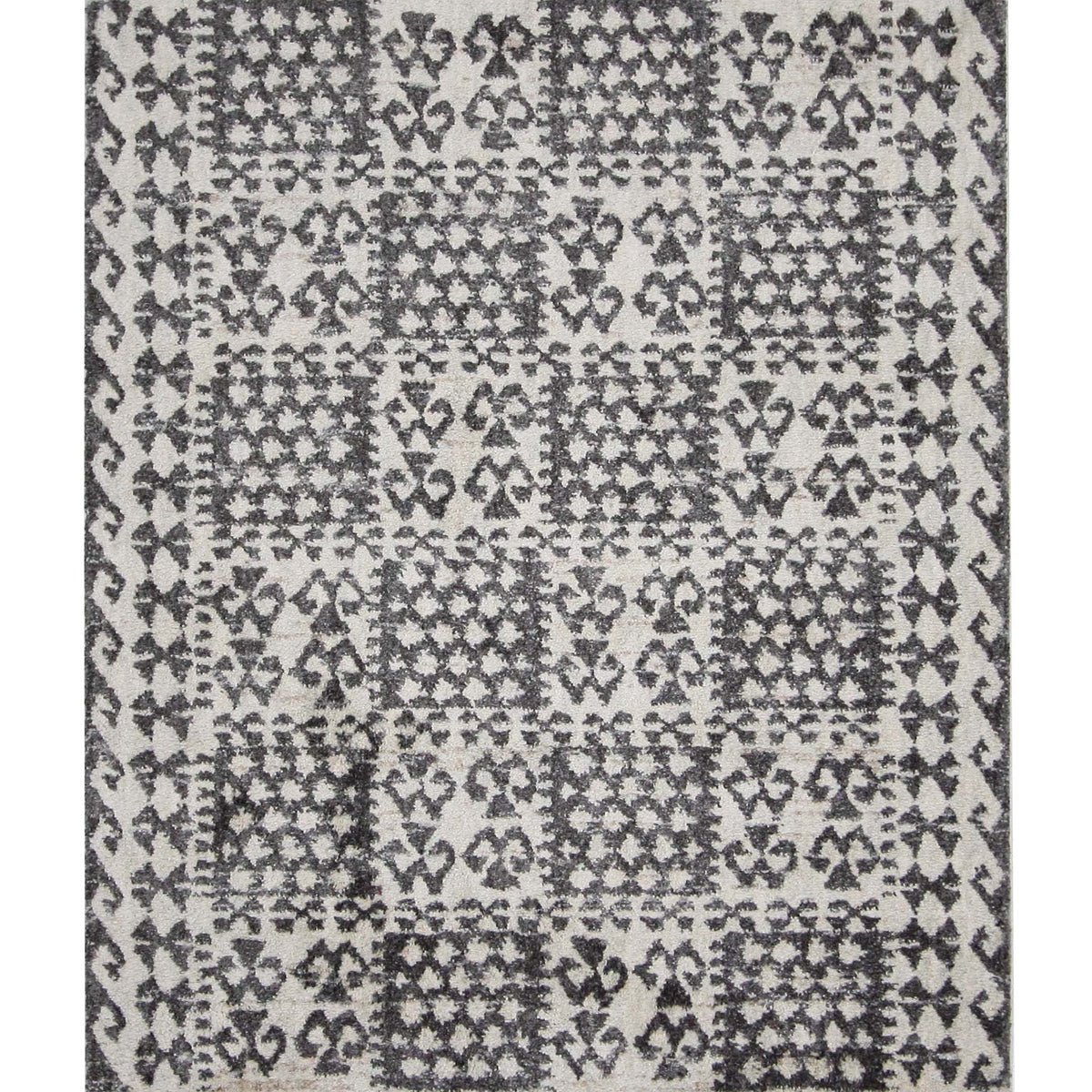 Pacific Aero 70451 Grey Ivory Modern Power Loom Rug