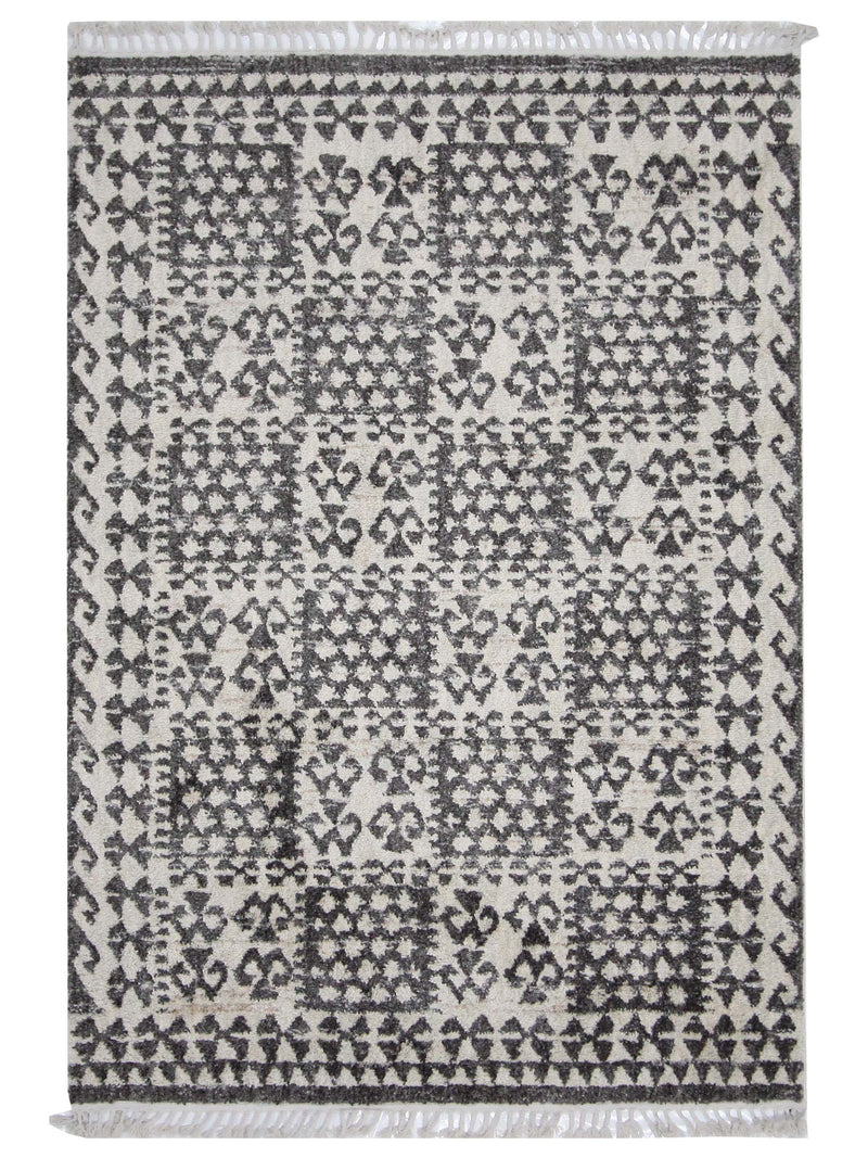 Pacific Aero 70451 Grey Ivory Modern Power Loom Rug