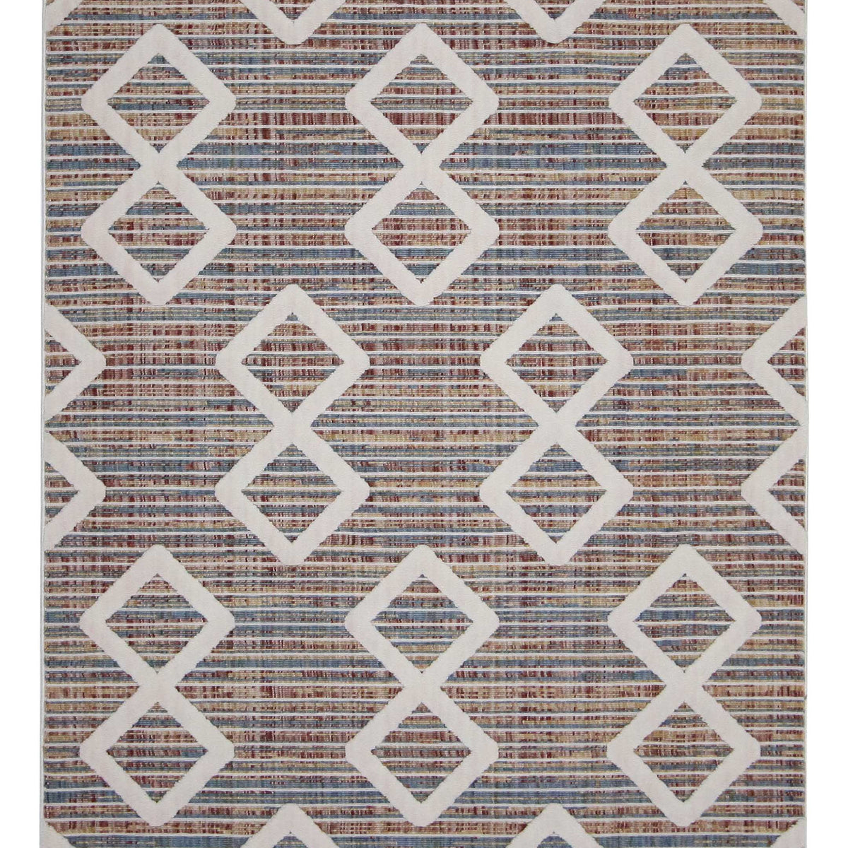 Pacific Aero 70453 Ivory Grey Modern Power Loom Rug