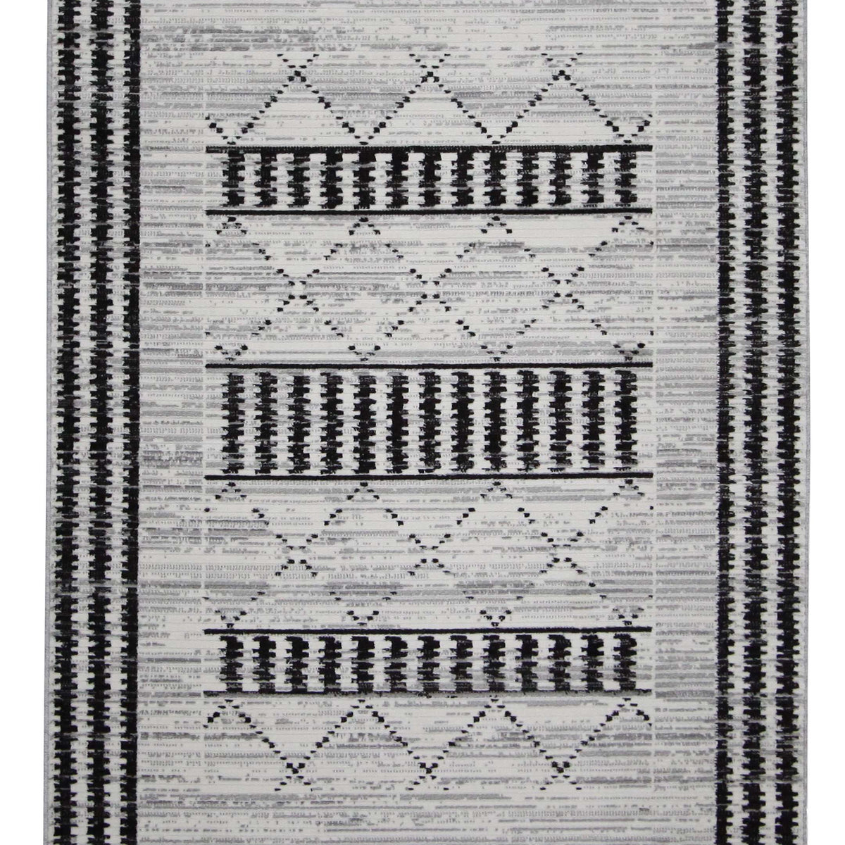 Pacific Aero 70454 Ivory Grey Modern Power Loom Rug