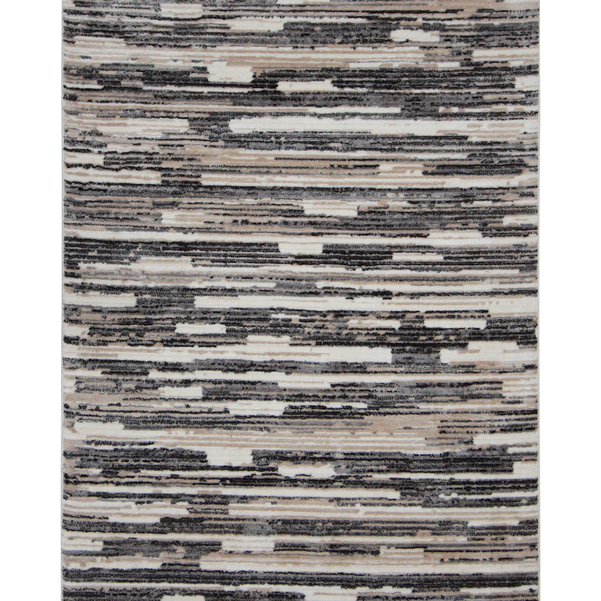 Pacific Aero 70456 Ivory Grey Modern Power Loom Rug