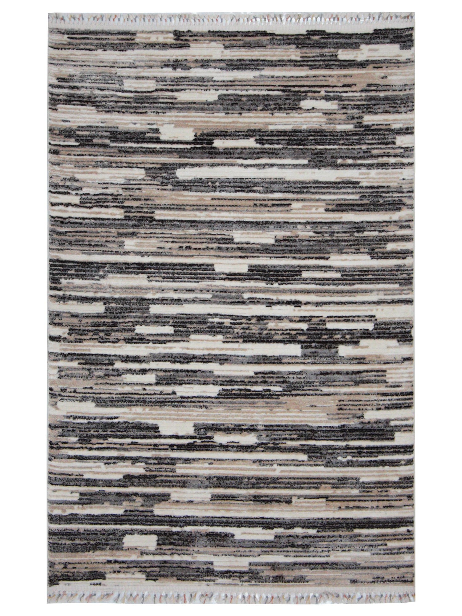 Pacific Aero 70456 Ivory Grey Modern Power Loom Rug