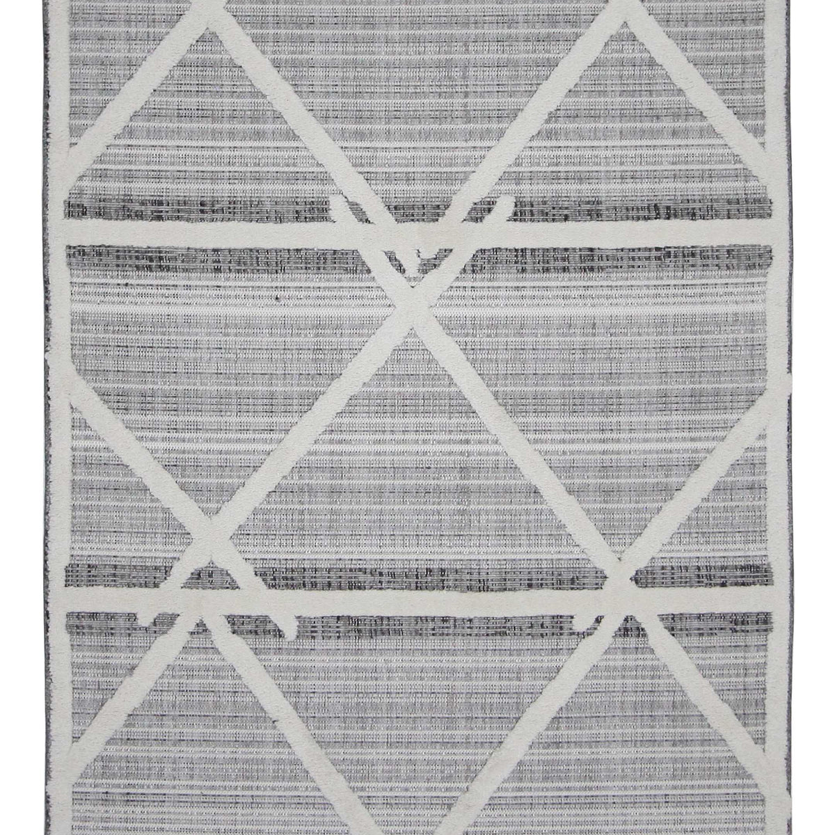 Pacific Aero 70457 Grey Ivory Modern Power Loom Rug