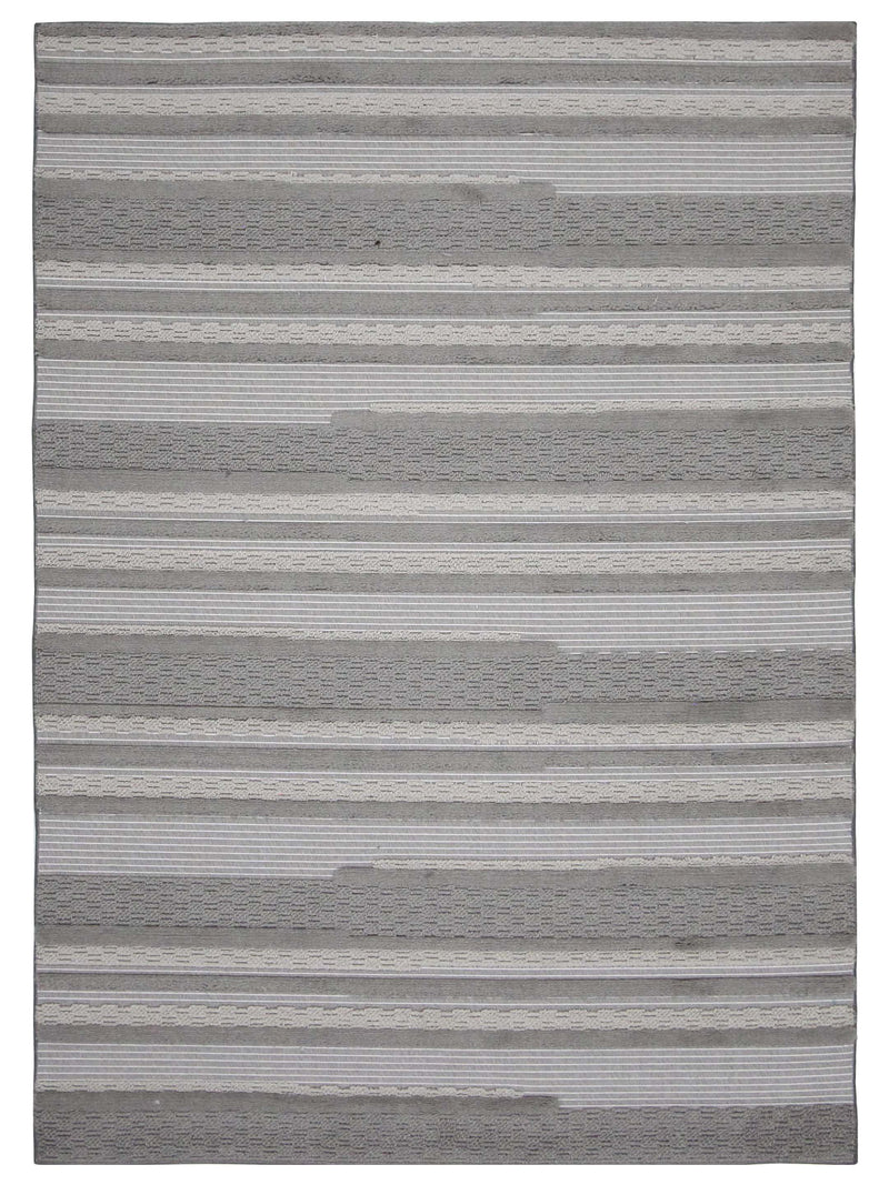 Pacific Aero 70458 Ivory Grey Modern Power Loom Rug