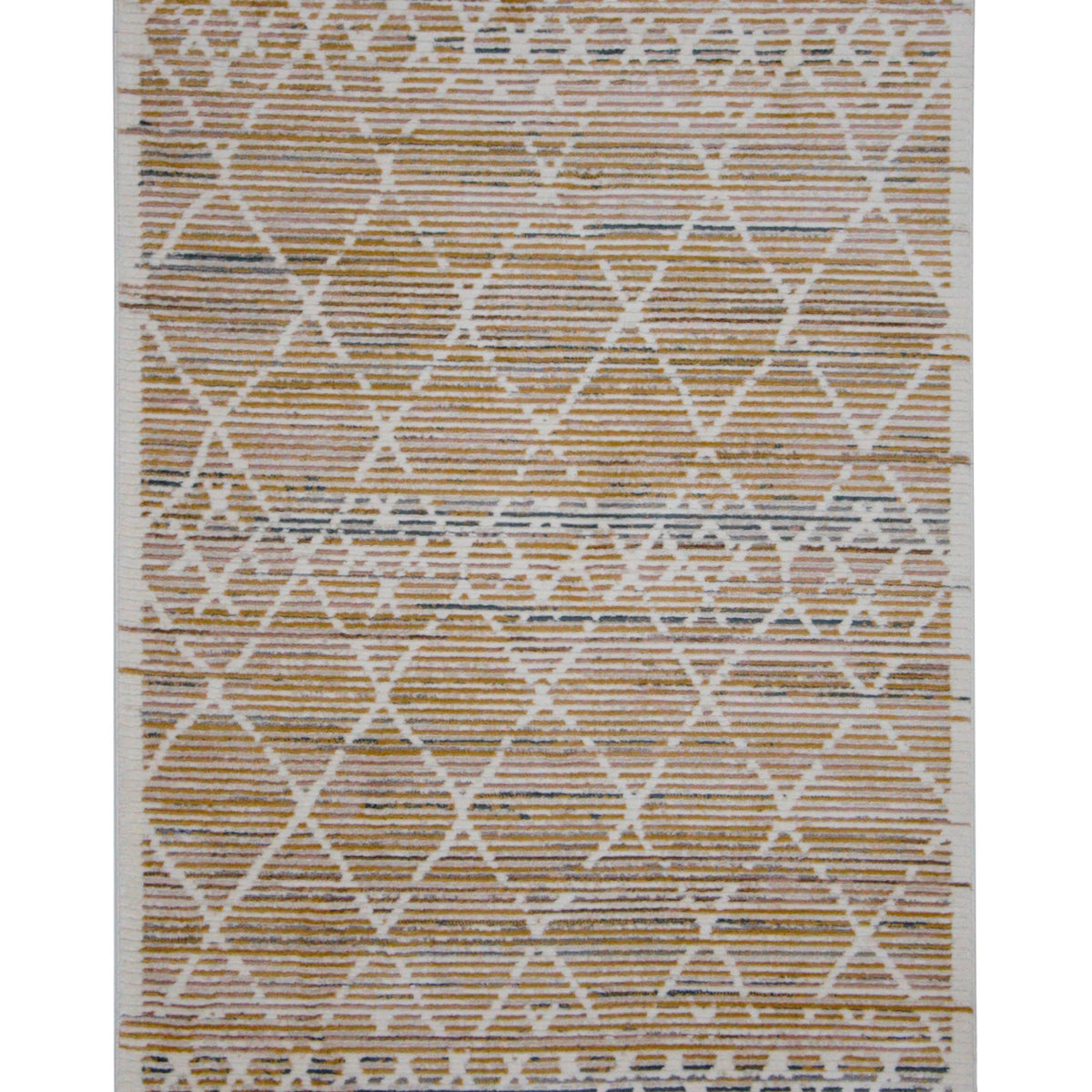 Pacific Aero 70464 Ivory Gold Modern Power Loom Rug