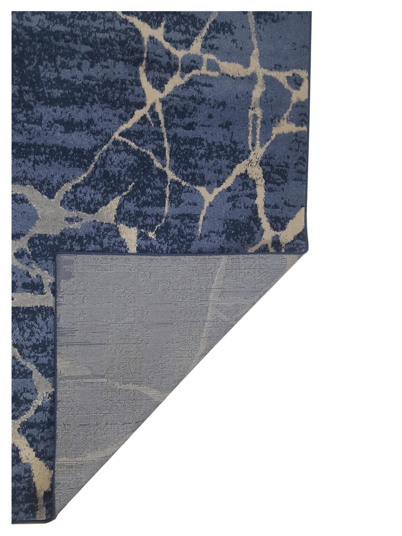 Pacific Cobra 72427 Blue Ivory Transitional Power Loom Rug