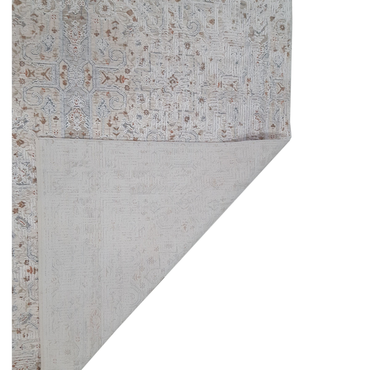 Pacific Cobra 72431 Ivory Brown Transitional Power Loom Rug