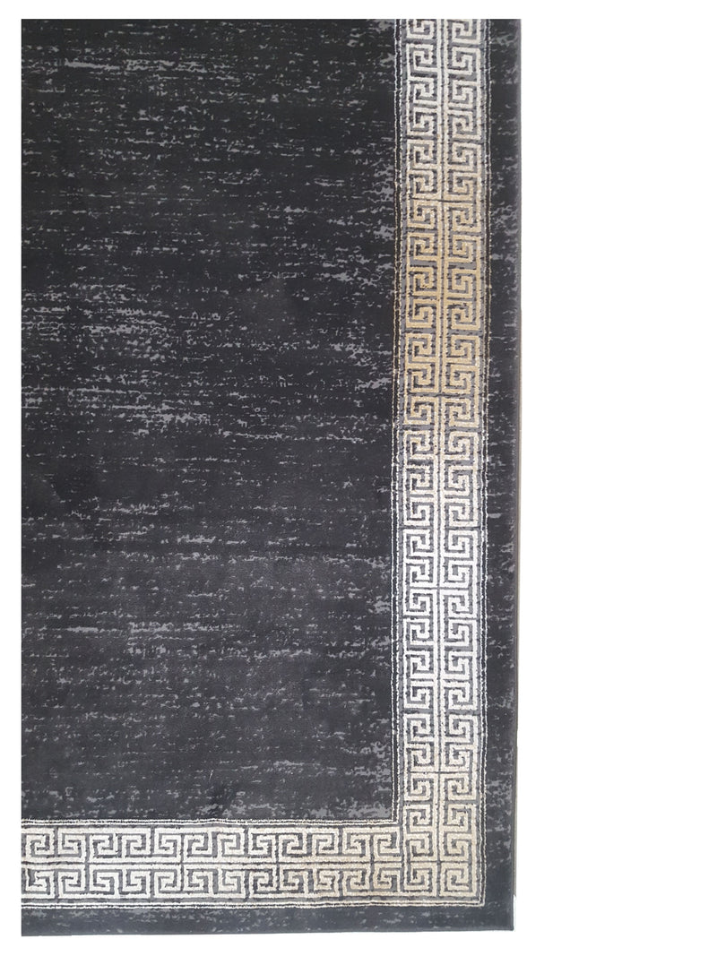 Pacific Cobra 72433 Black Ivory Transitional Power Loom Rug