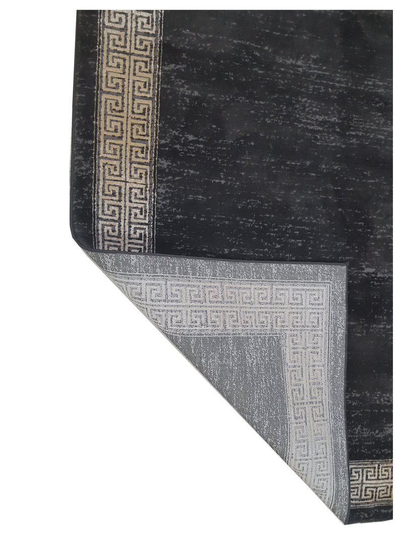 Pacific Cobra 72433 Black Ivory Transitional Power Loom Rug