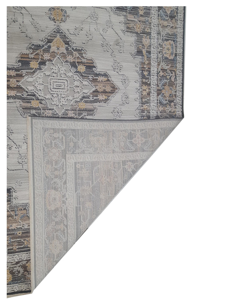 Pacific Cobra 72435 Ivory Grey Transitional Power Loom Rug