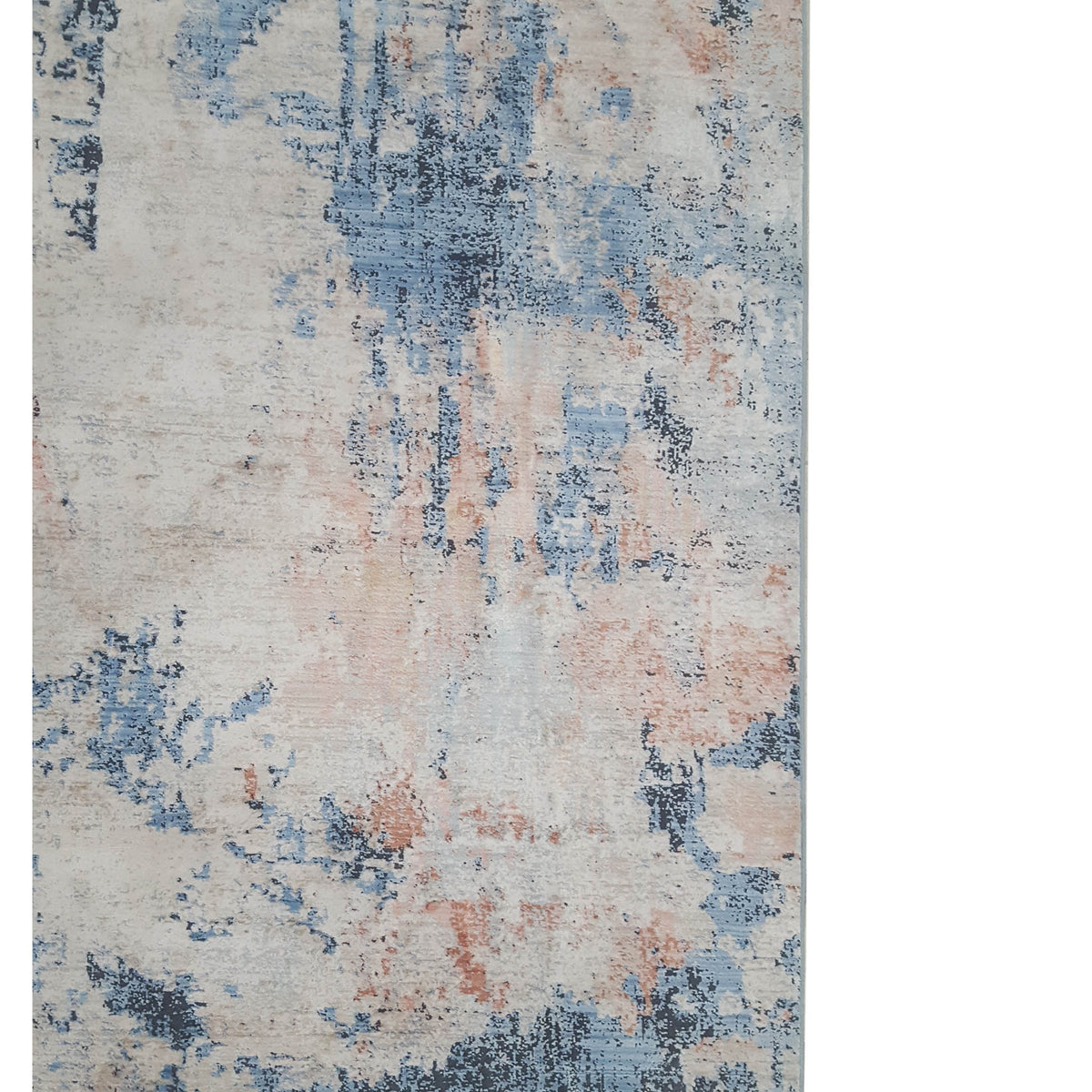 Pacific Cobra 72442 Ivory Blue Transitional Power Loom Rug