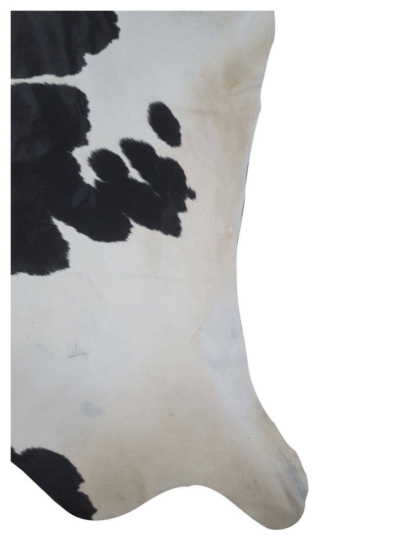 Aura Cowhide 73102 Ivory Black Cowhide Cowhide Rug