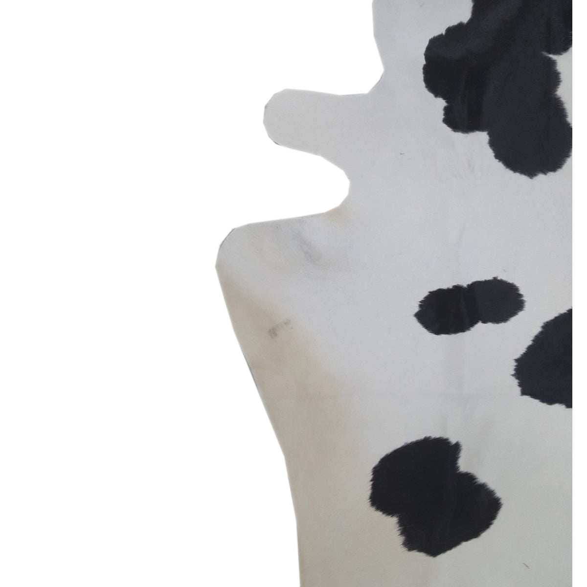 Aura Cowhide 73102 Ivory Black Cowhide Cowhide Rug