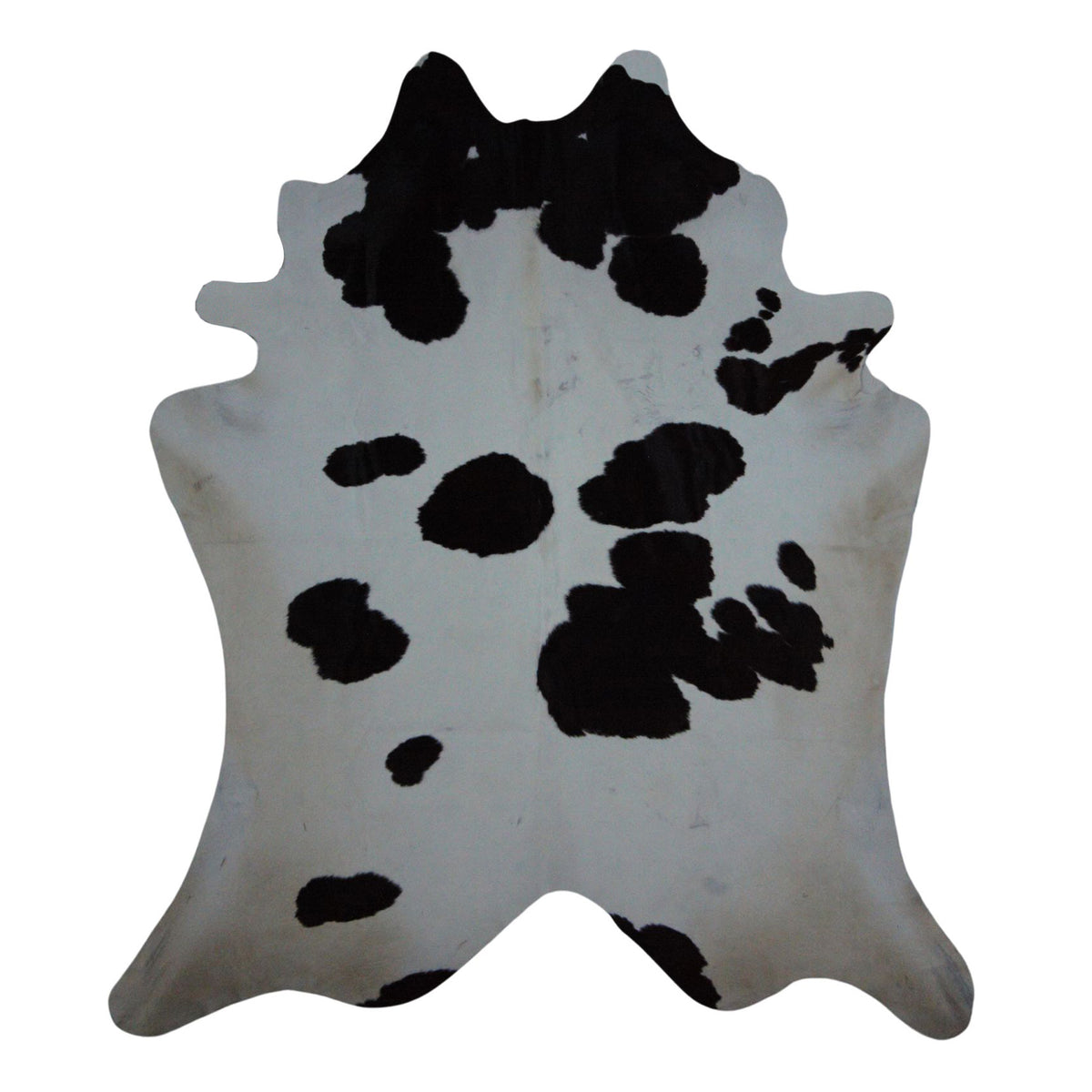 Aura Cowhide  Ivory Black Cowhide