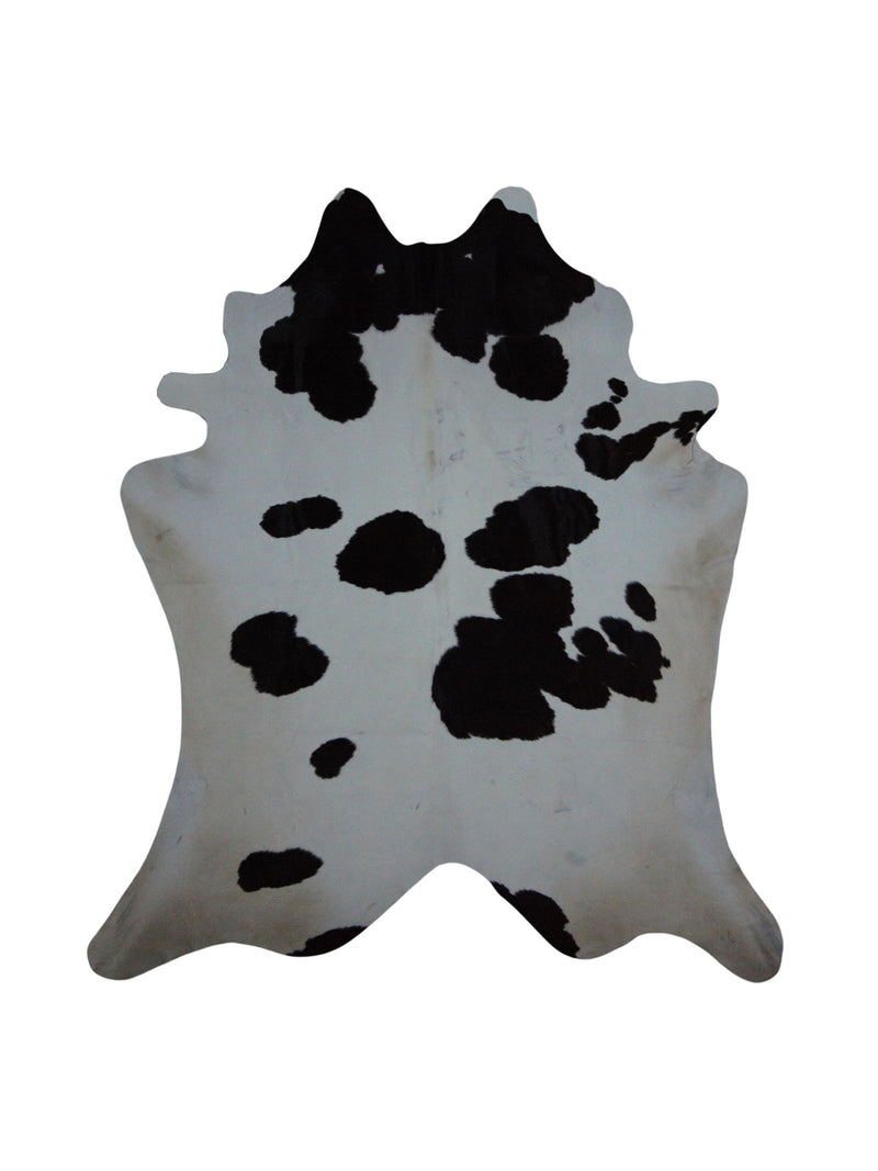 Aura Cowhide  Ivory Black Cowhide