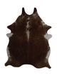 Aira Cowhide  Mocha Ivory Cowhide