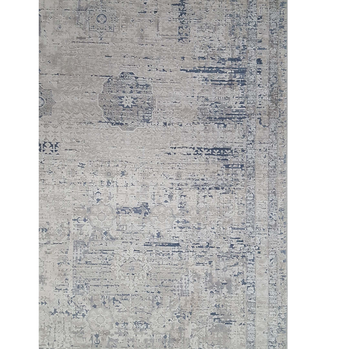 Pacific Ibiza 73180 Beige Blue Modern Power Loom Rug
