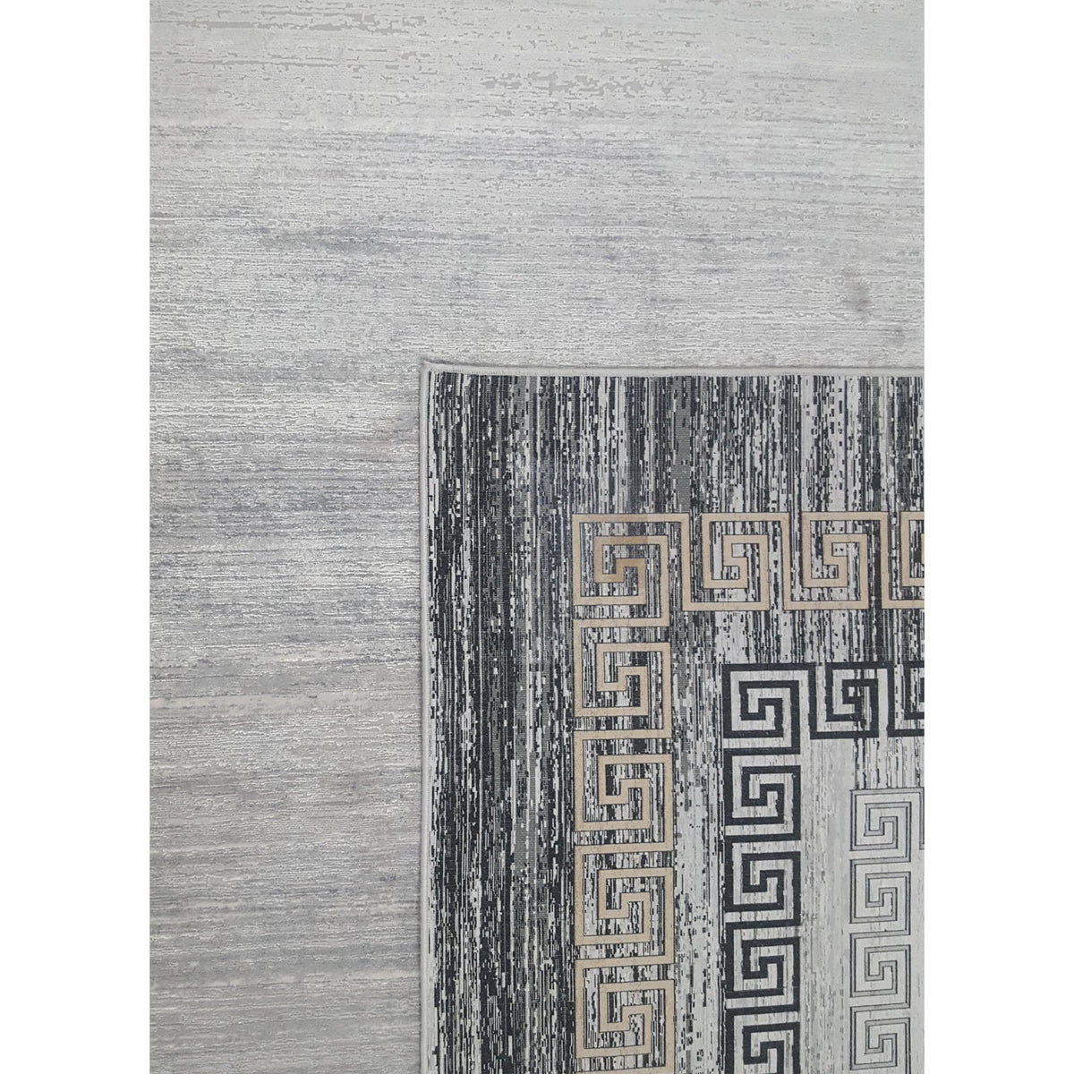 Pacific Ibiza 73184 Black Black Modern Power Loom Rug