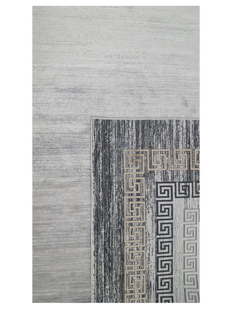 Pacific Ibiza 73184 Black Black Modern Power Loom Rug