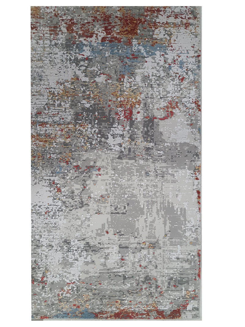 Pacific Ibiza 73186 Grey Multi Modern Power Loom Rug