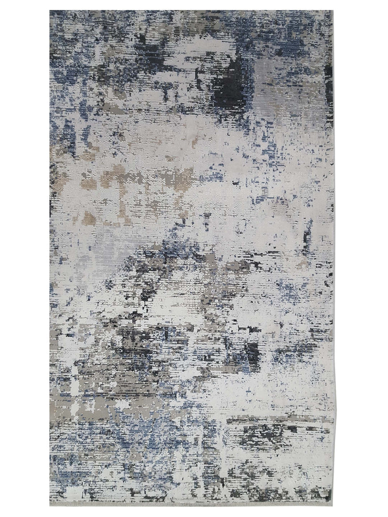 Pacific Ibiza 73188 Cream Grey Modern Power Loom Rug