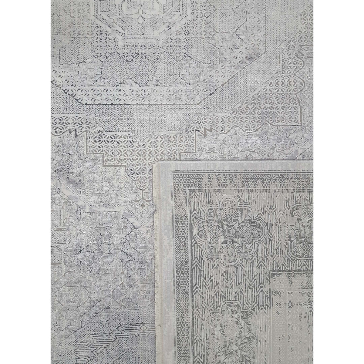 Pacific Ibiza 73195 Grey Grey Modern Power Loom Rug