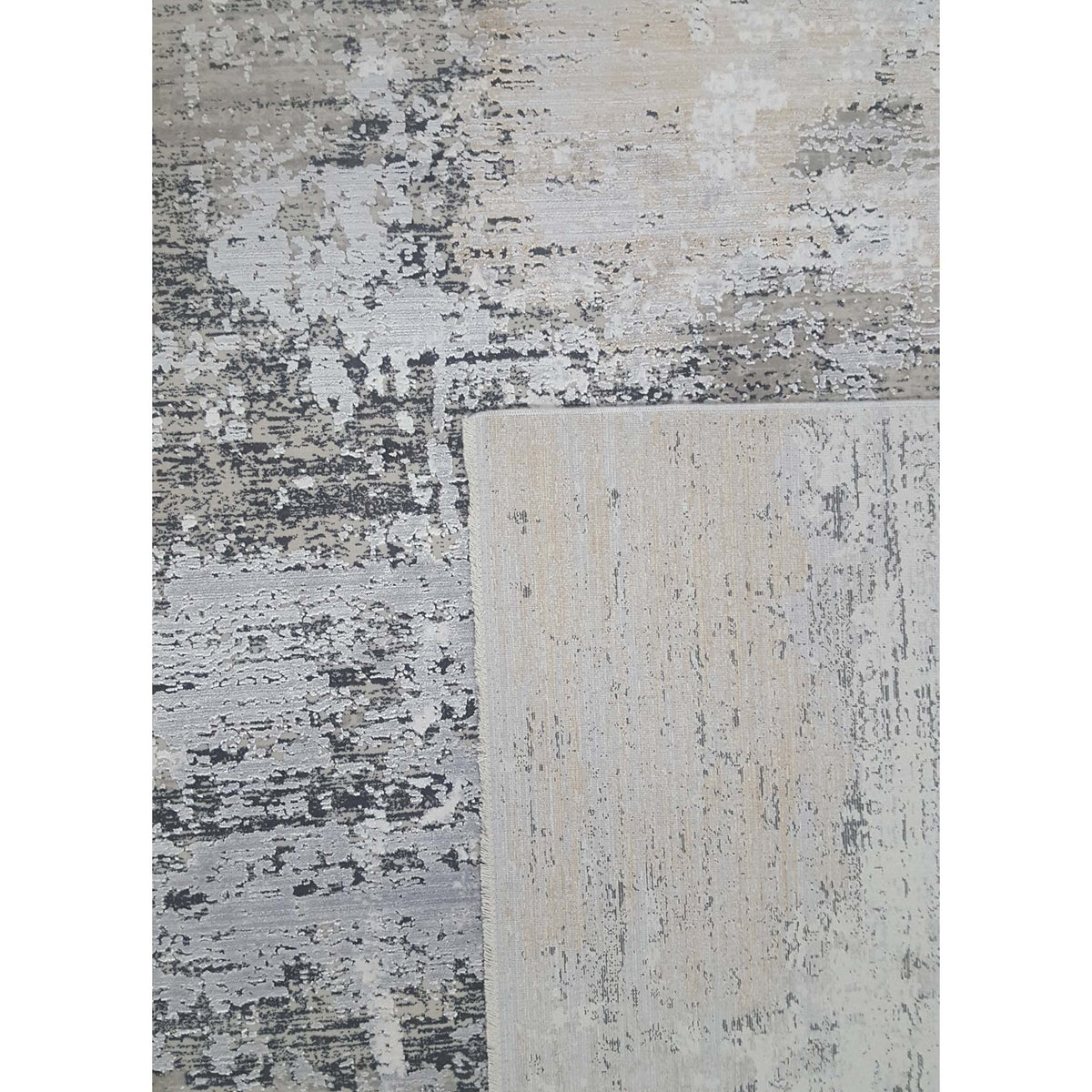 Pacific Ibiza 73198 Lt.Grey Gold Modern Power Loom Rug