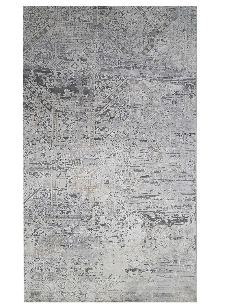 Pacific Ibiza 73207 D.Grey Grey Modern Power Loom Rug