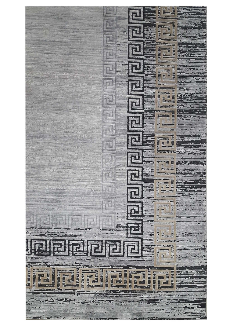 Pacific Ibiza 73212 Grey Black Modern Power Loom Rug
