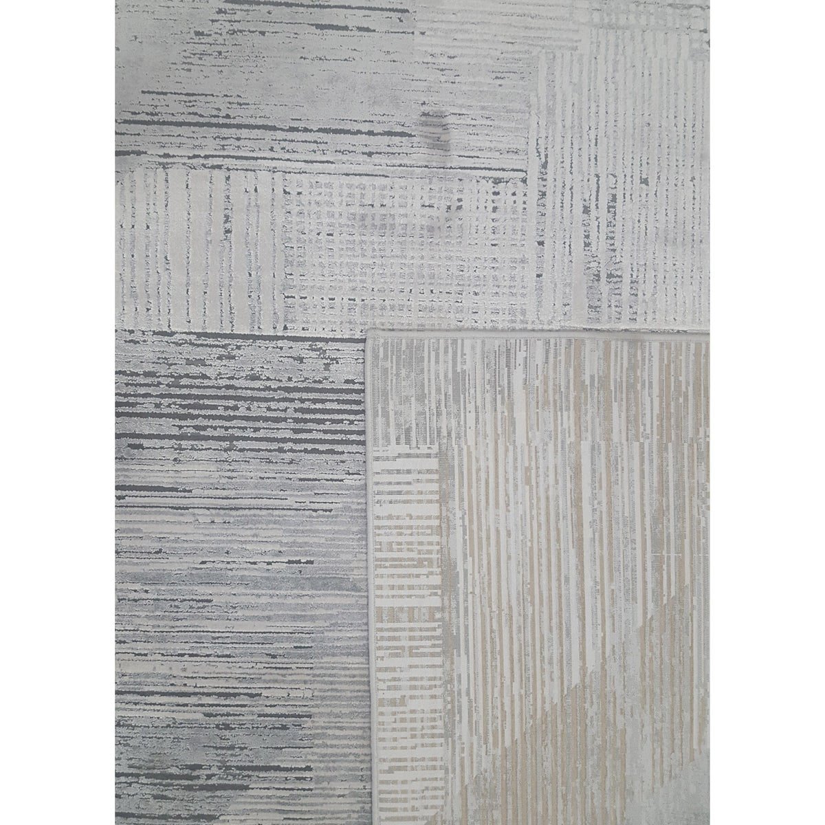 Pacific Ibiza 73215 Grey Lt.Grey Modern Power Loom Rug